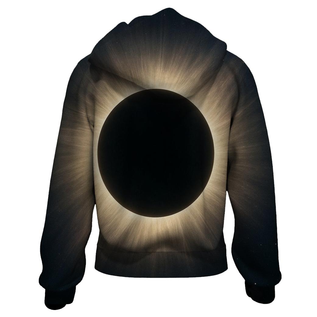 Eclipse Corona Petal Plumes printed hoodies