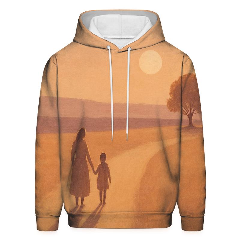 Two Shadows At Sunset One Love Across Years lightweight hoodies