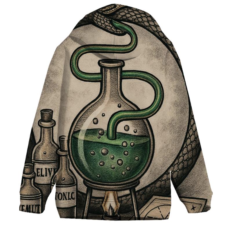 Alchemy Vessel Ouroboros Distillation hoodie trends