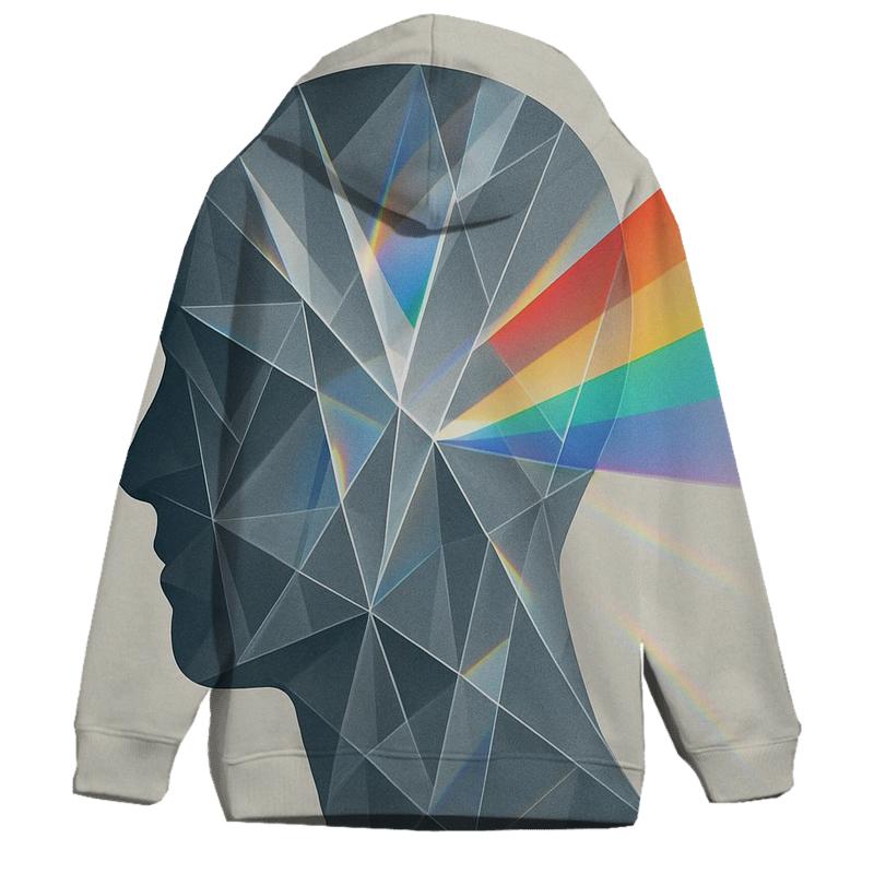 Glass Prism Portrait Silhouette hoodie designs