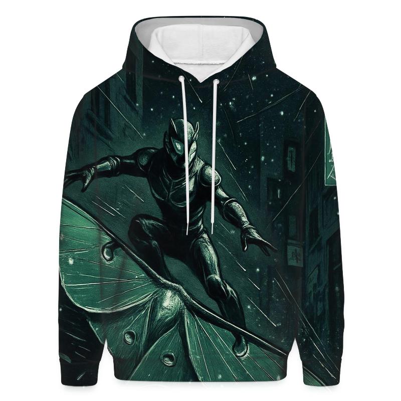 Shattered Mirror Moth Rider premium hoodies