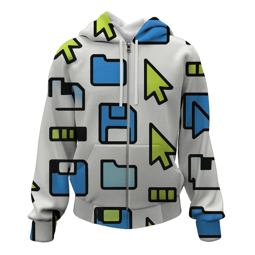 Home Computer Startup Icons heavyweight hoodies