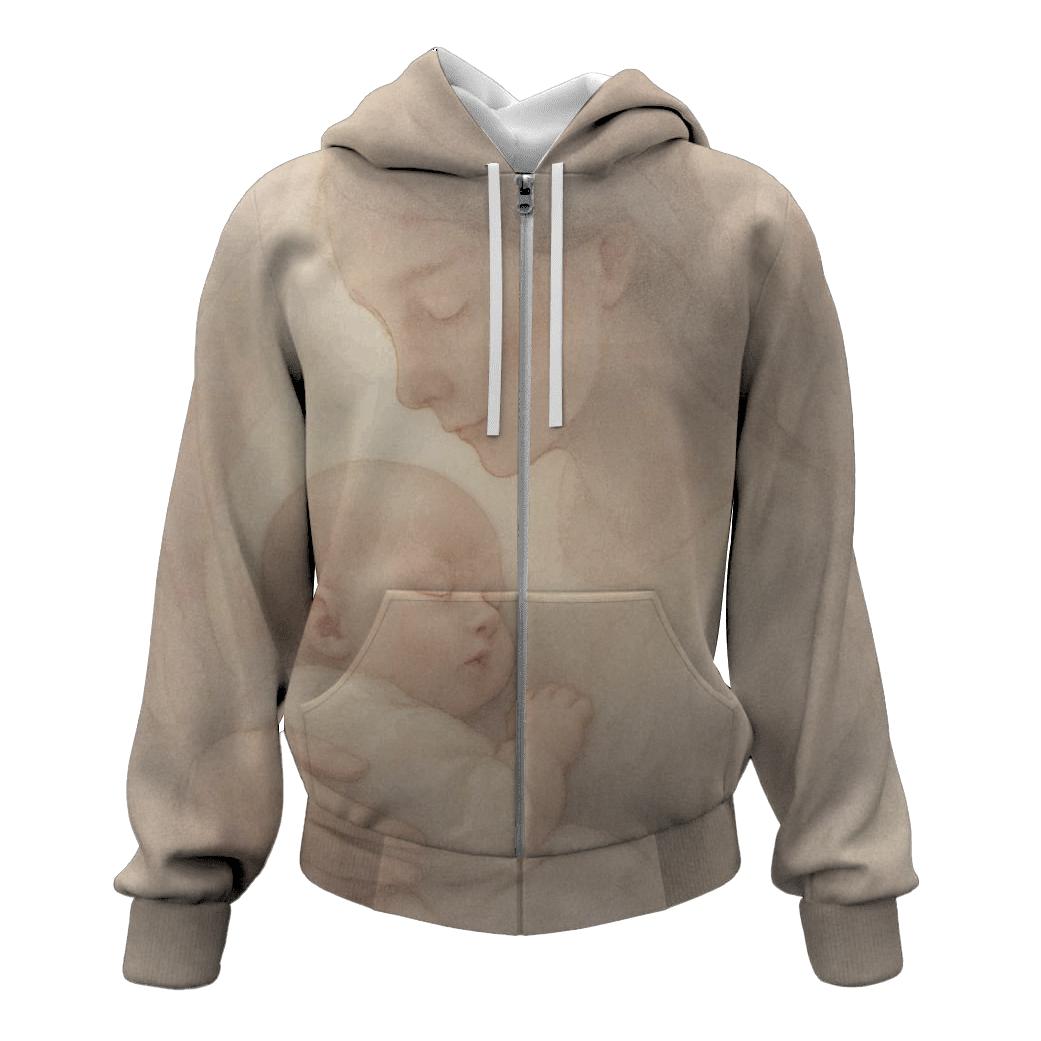 The First Shelter A Mothers Love Before Words heavyweight hoodies