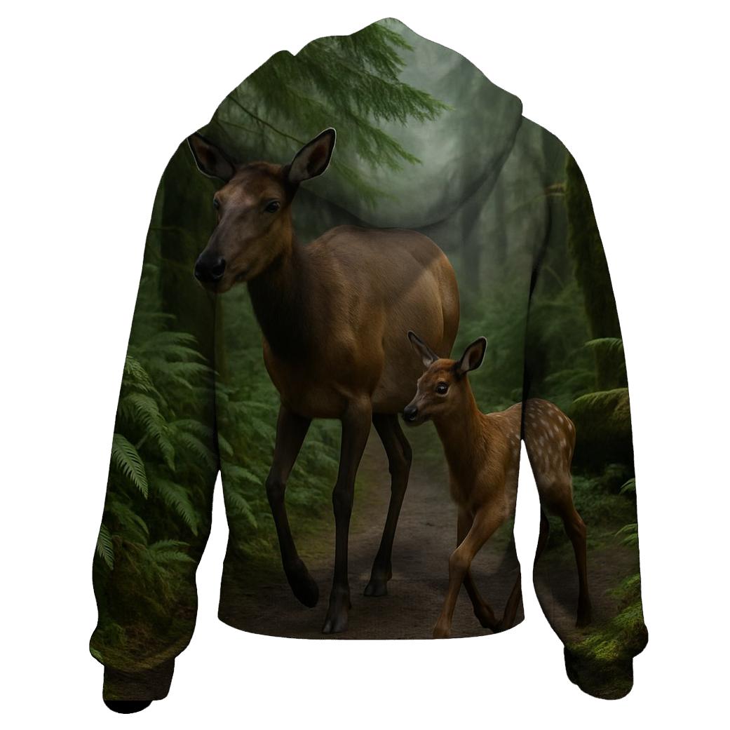 Moss Step Wapiti Cow And Calf hoodie styles