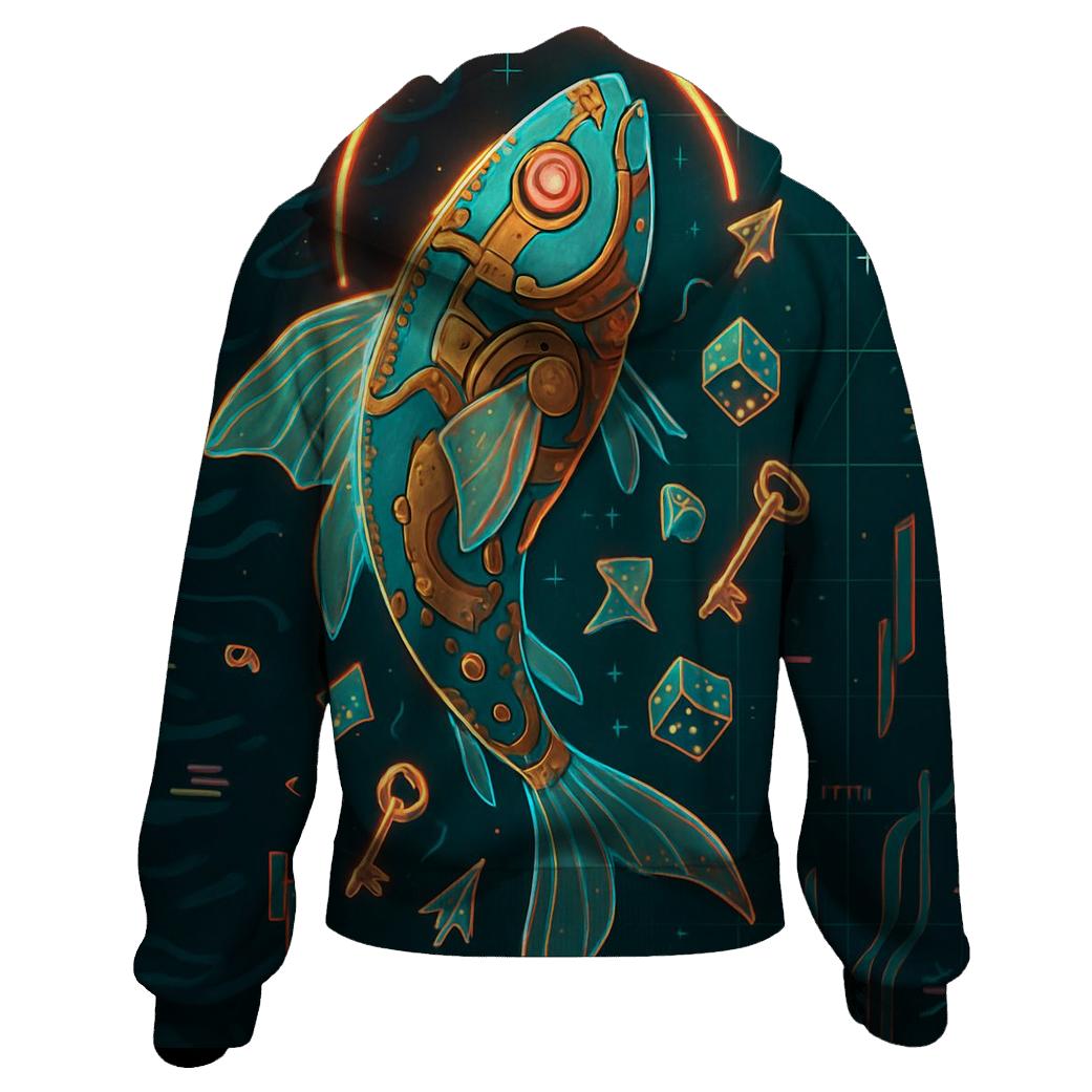 Clockwork Koi Paradox lightweight hoodies
