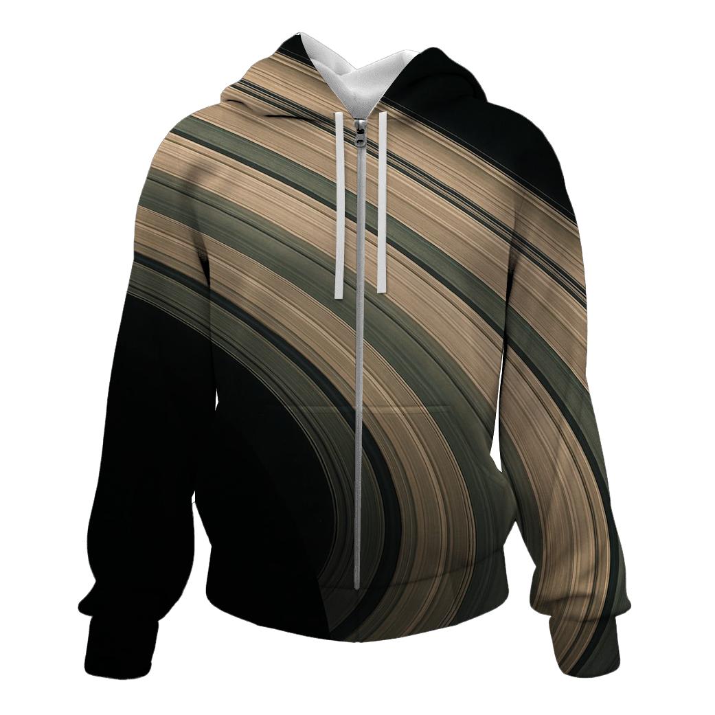 Ring Plane Horizon With Division Lines heavyweight hoodies