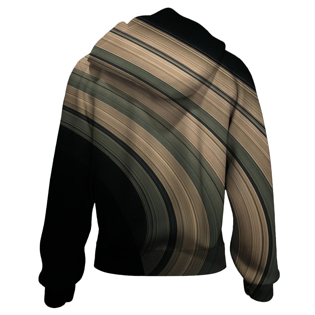 Ring Plane Horizon With Division Lines heavyweight hoodies