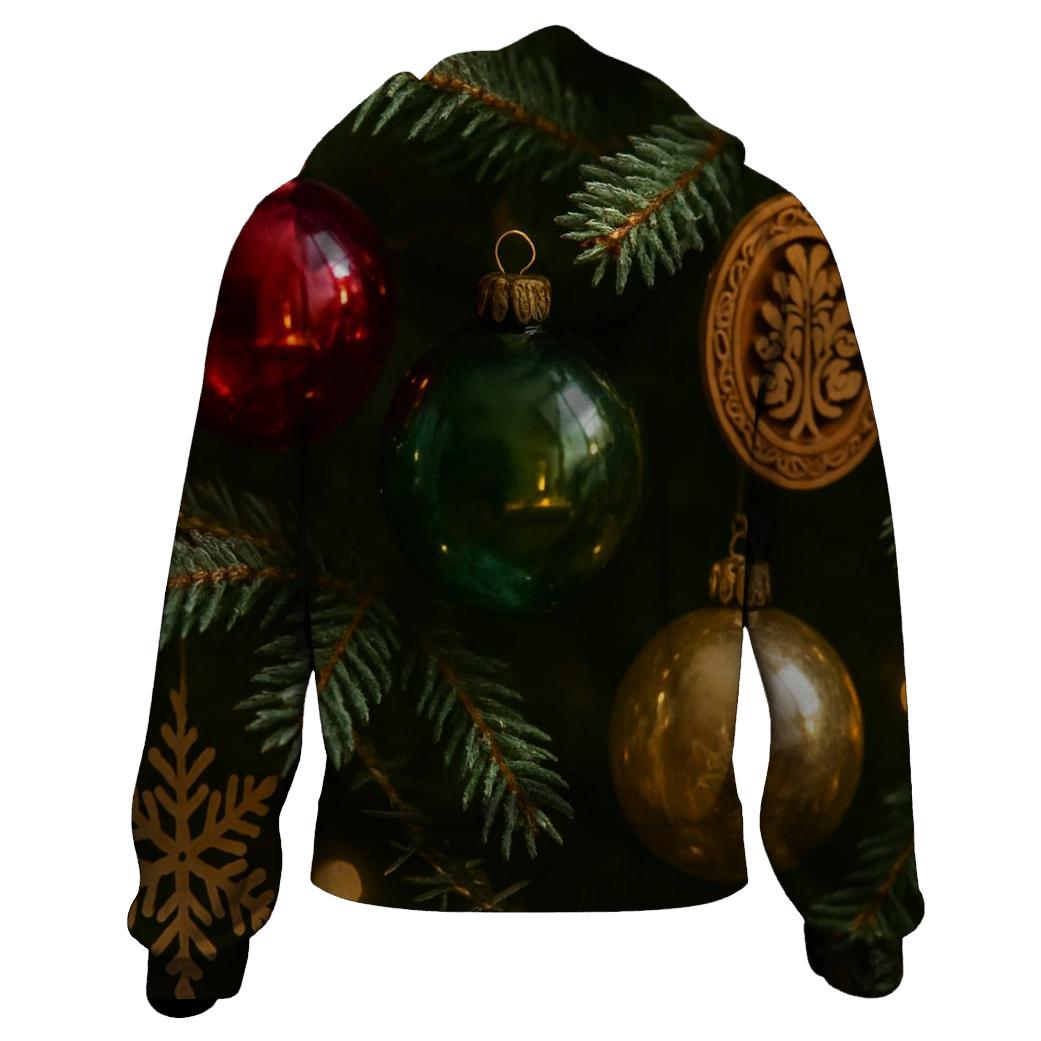 Glass Baubles On A Tree Branch Like Tiny Worlds hoodie styles