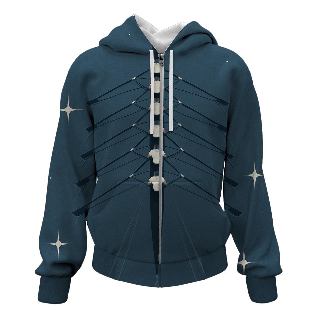 Starlit Rowing Eight Synchrony designer hoodies