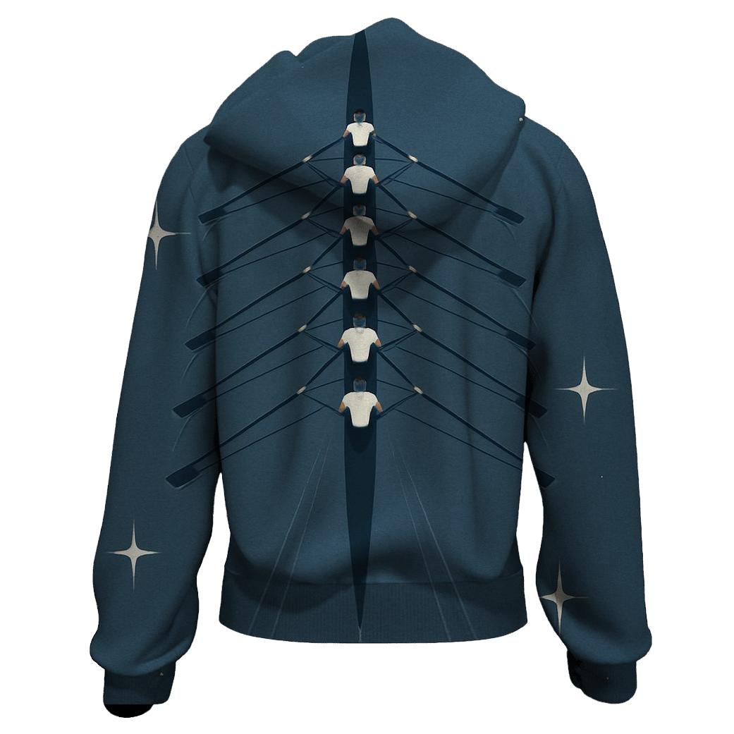 Starlit Rowing Eight Synchrony designer hoodies