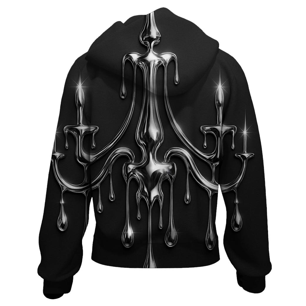 Chrome Drip Chandelier hoodie trends