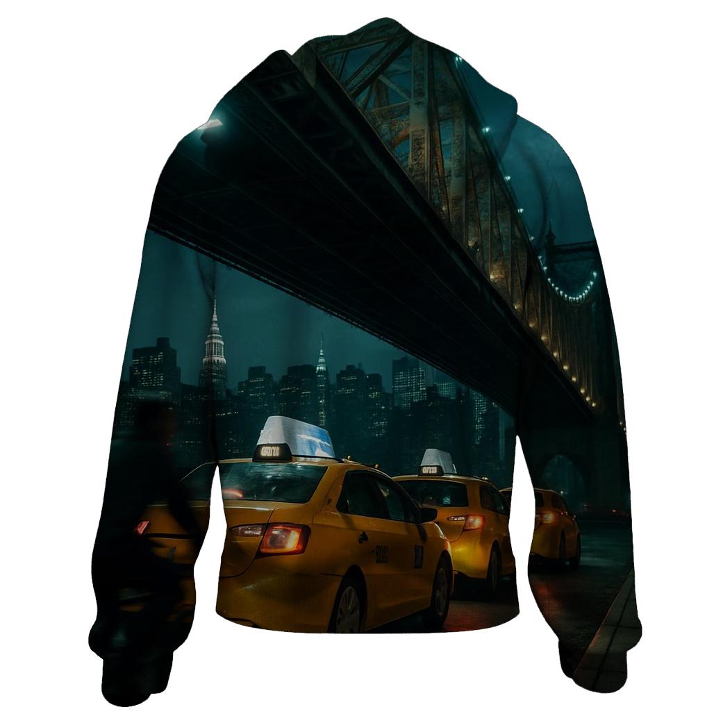 Night Shift Taxi Queue Under The Queensboro Bridge hoodies fashion