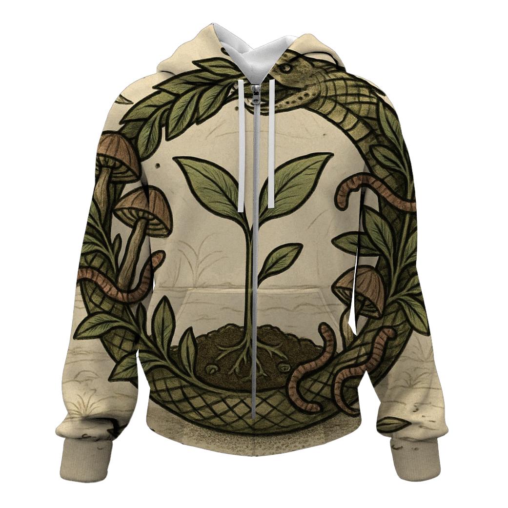 Garden Compost Ouroboros heavyweight hoodies