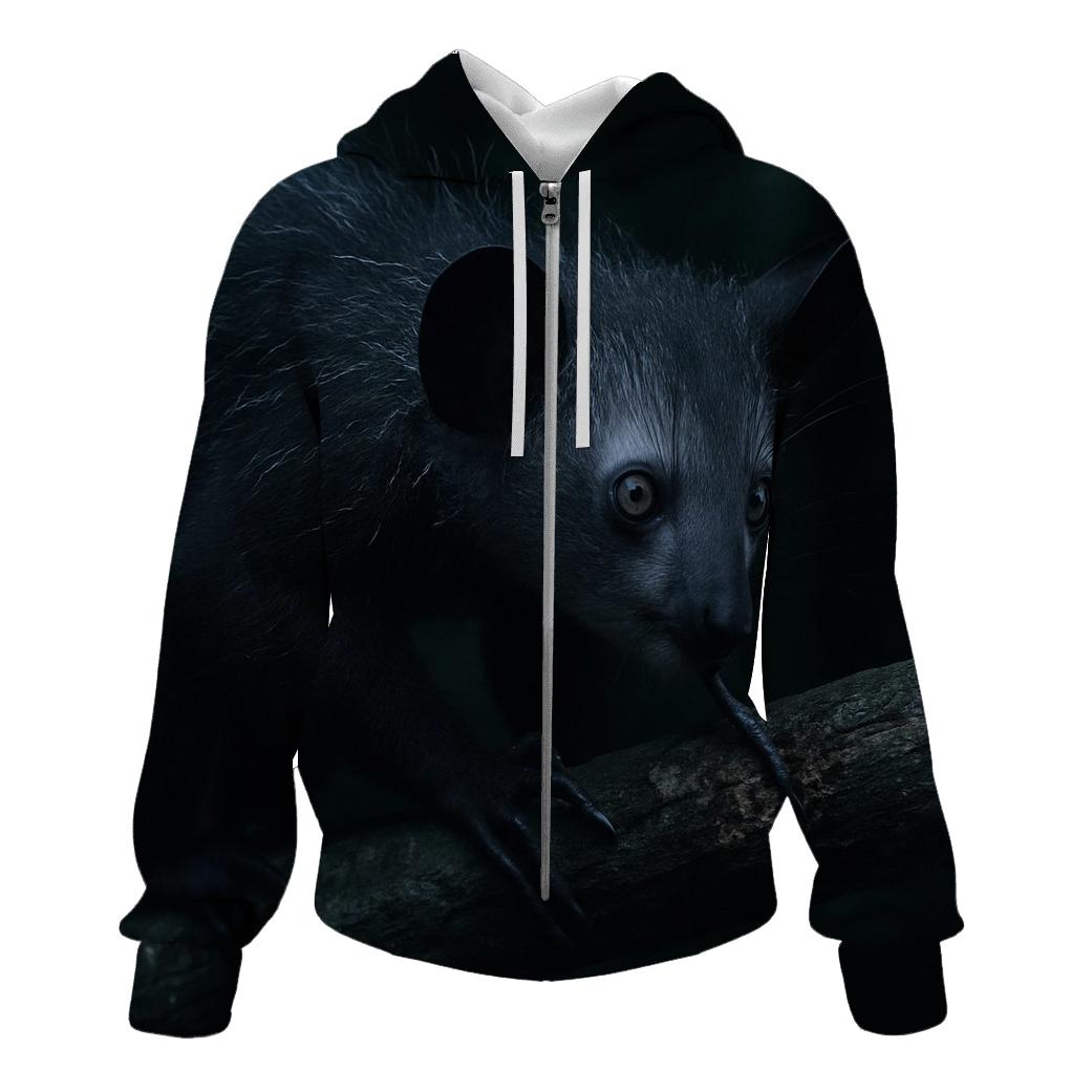 Midnight Forager Aye Aye premium hoodies