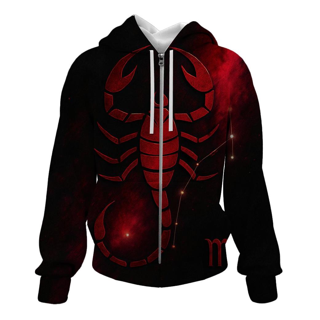 Scorpio Stinger Galactic Emblem designer hoodies