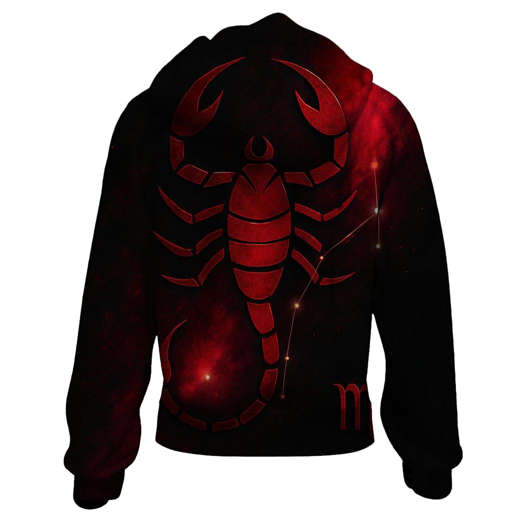 Scorpio Stinger Galactic Emblem designer hoodies