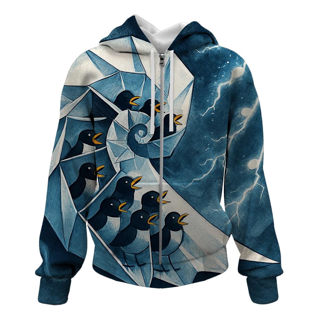 Paper Nautilus Storm Choir designer hoodies