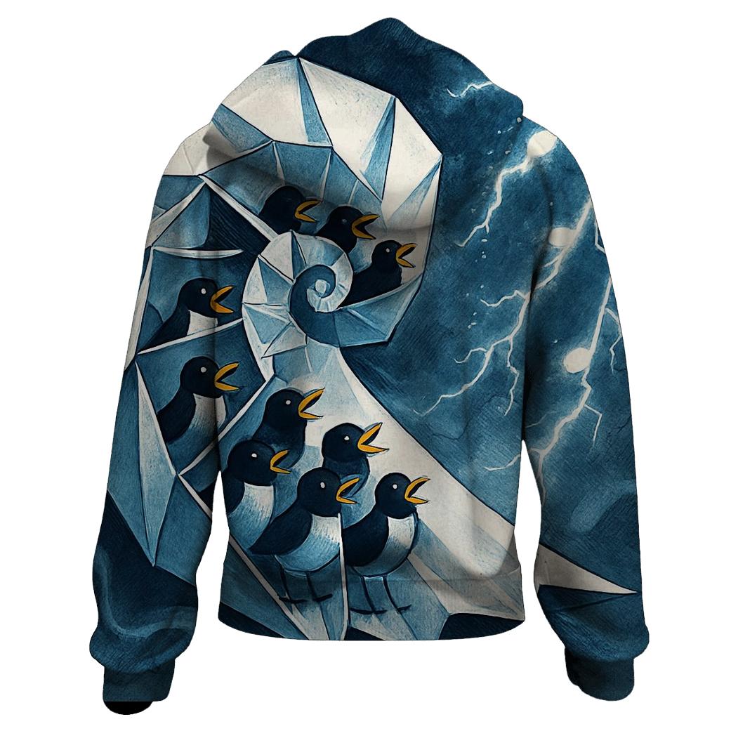 Paper Nautilus Storm Choir designer hoodies