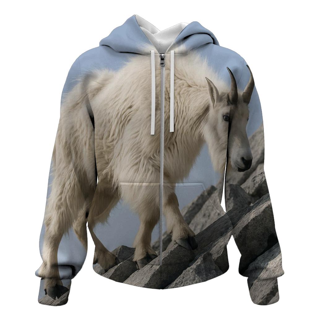 Alpine Scree Traverse Mountain Goat heavyweight hoodies