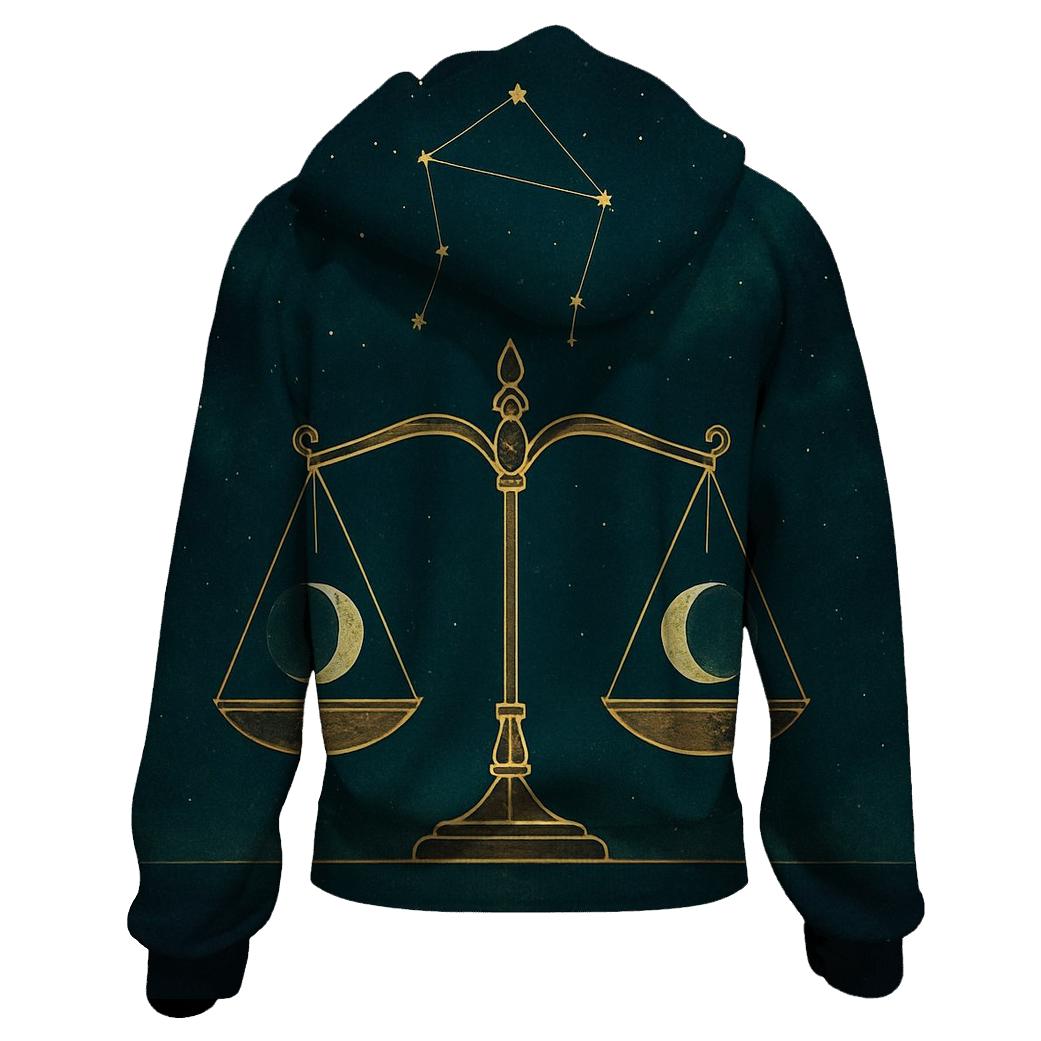 Libra Equinox Balance Moon Phases hoodies fashion