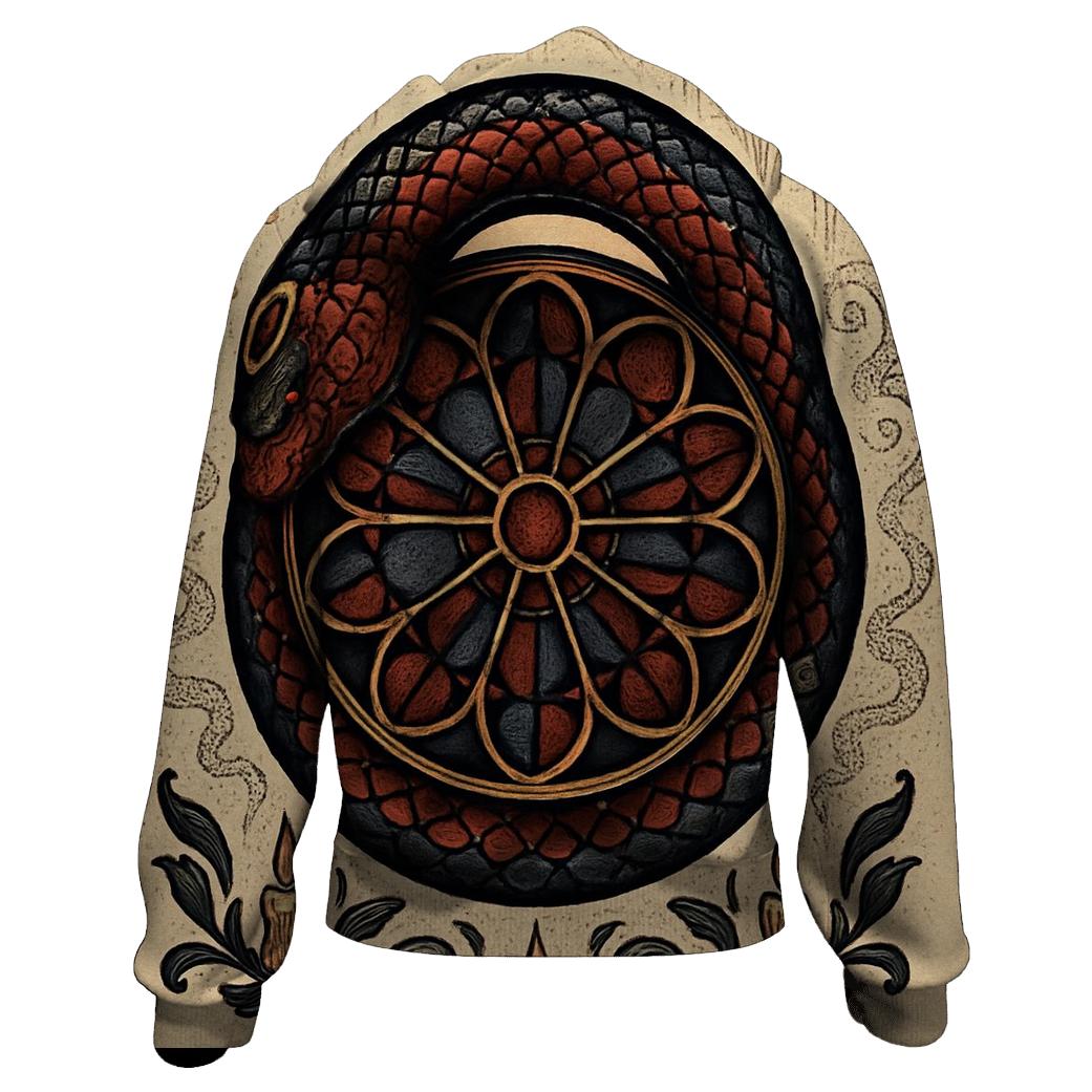 Cathedral Rose Ouroboros lightweight hoodies
