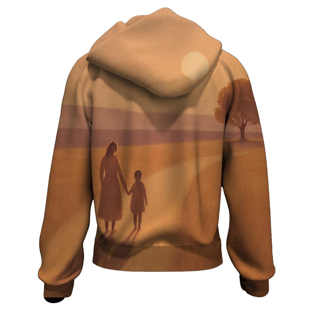 Two Shadows At Sunset One Love Across Years lightweight hoodies