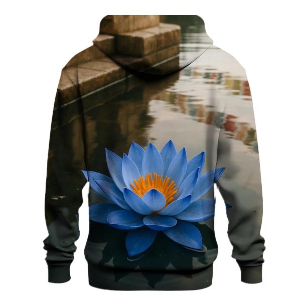 Blue Lotus In Temple Pond With Incense Ash Drift hoodies fashion