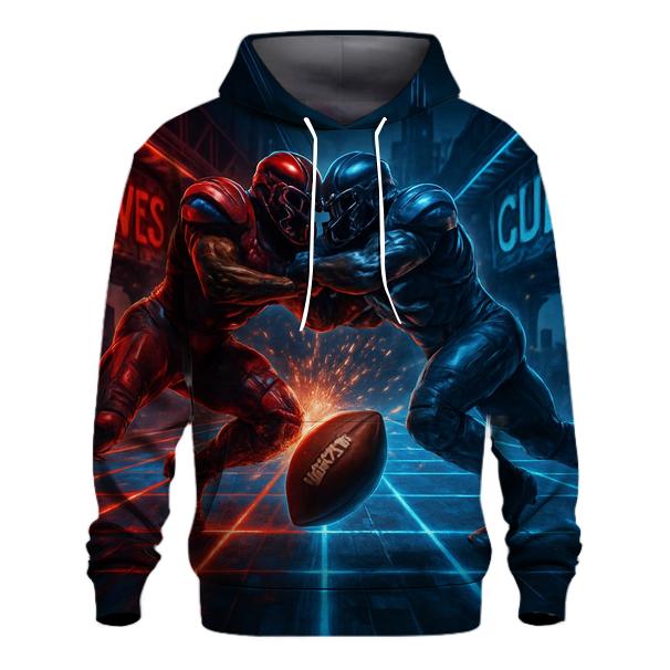 Neon Trainyard Gridiron Clash Braves Versus Cubs hoodie trends