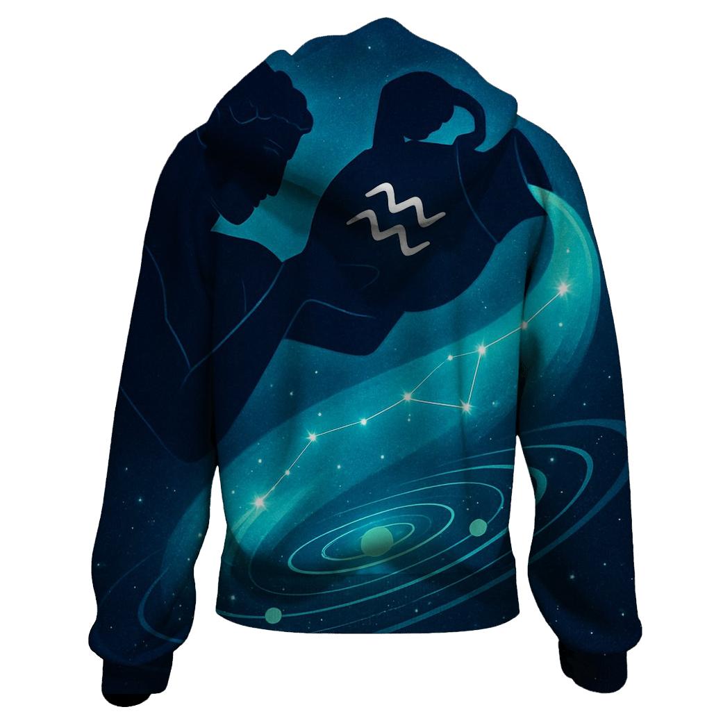 Aquarius Water Bearer Orbit Pour designer hoodies