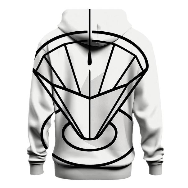 Filter Fold Geometry lightweight hoodies