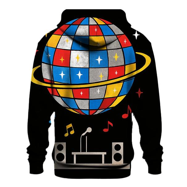 Disco Planet Reflections pullover hoodies