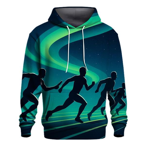 Aurora Sprint Relay Baton Pass graphic hoodies