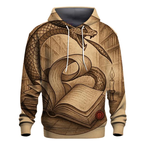 Library Of Rewound Pages Ouroboros designer hoodies