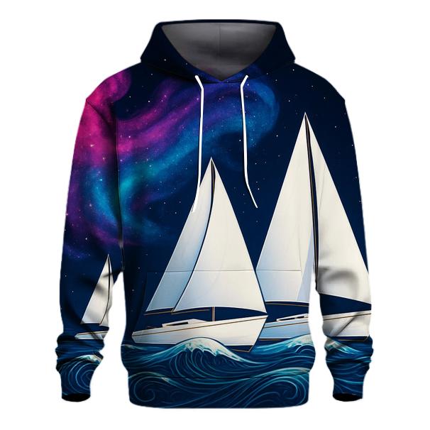 Nebula Wave Sailing Regatta embroidered hoodies