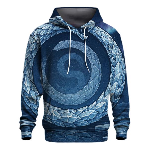 Ice Mirror Ouroboros designer hoodies