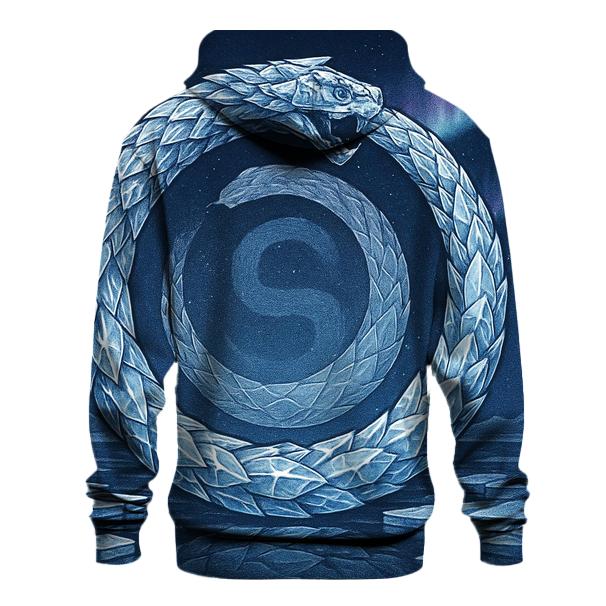 Ice Mirror Ouroboros designer hoodies
