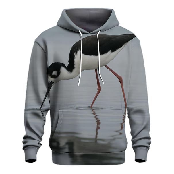 Estuary Mirror Black Necked Stilt hoodies fashion