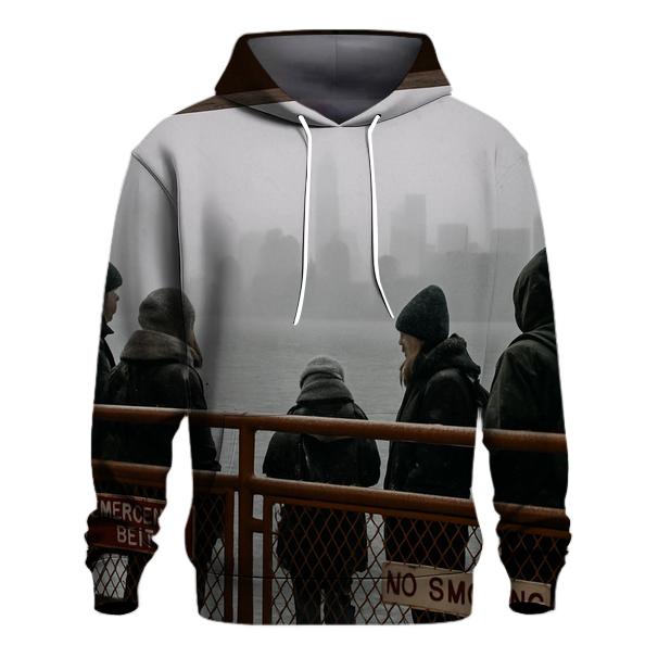 Snow Squall From A Staten Island Ferry Deck designer hoodies
