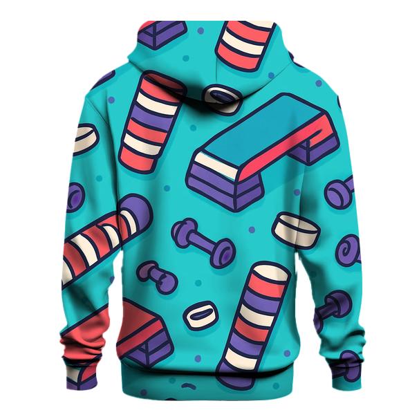 Retro Fitness Aerobics Steps hoodie trends