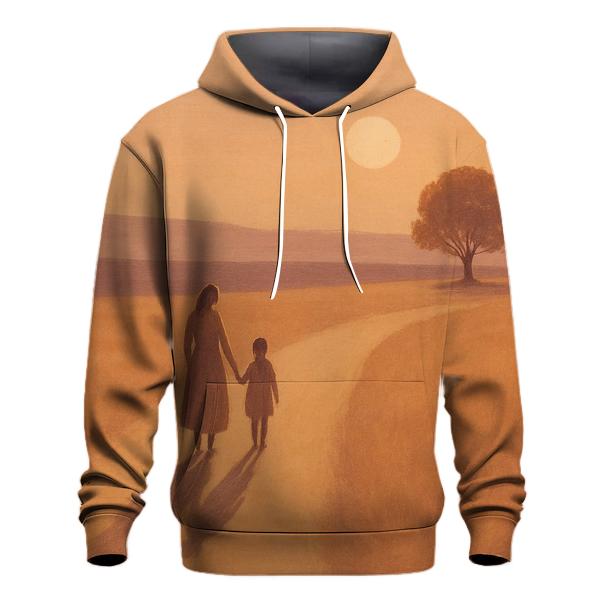 Two Shadows At Sunset One Love Across Years graphic hoodies