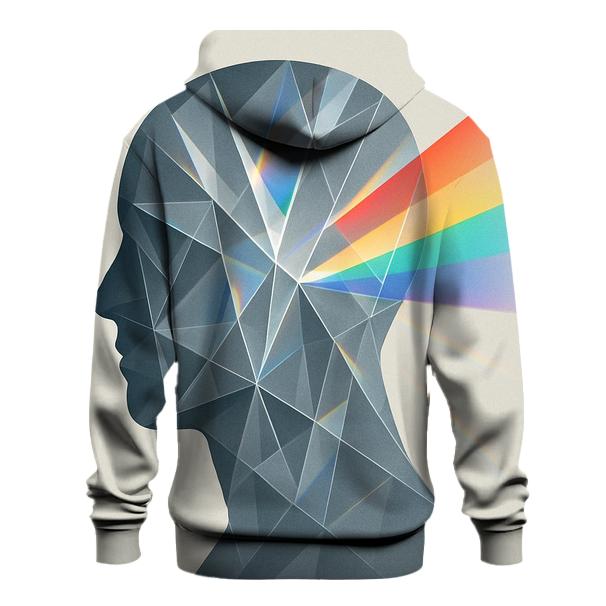 Glass Prism Portrait Silhouette designer hoodies