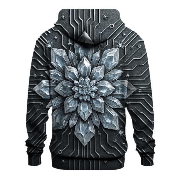 Crystal Circuit Bloom heavyweight hoodies