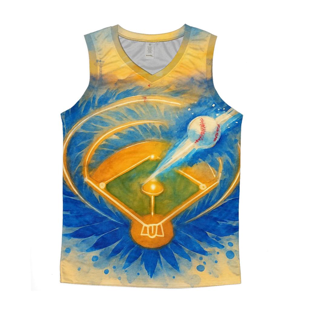 Blue Jays Diamond Halo At Sunset custom tank tops