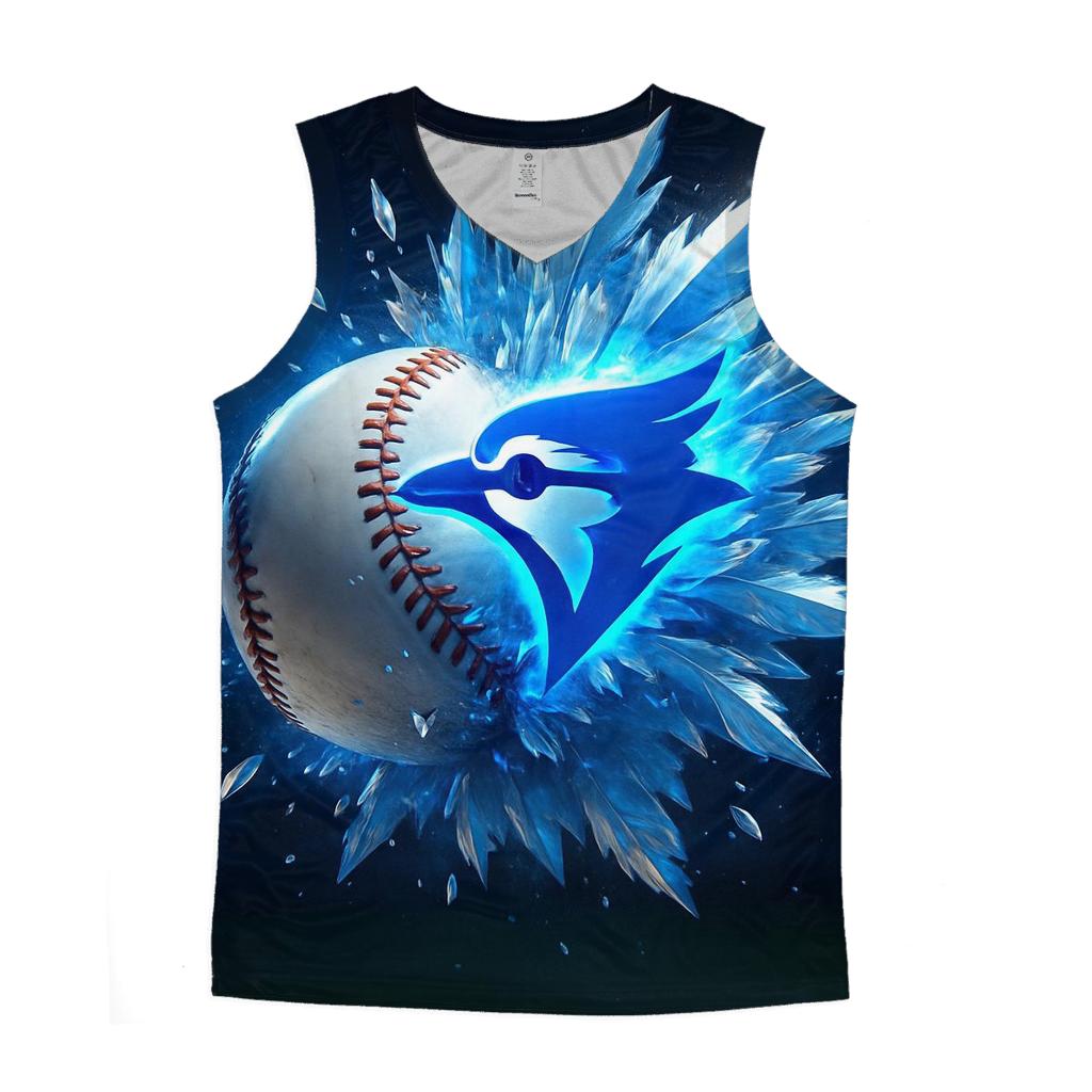 Skybreak Blue Jays Feather Meteor personalized athletic tanks