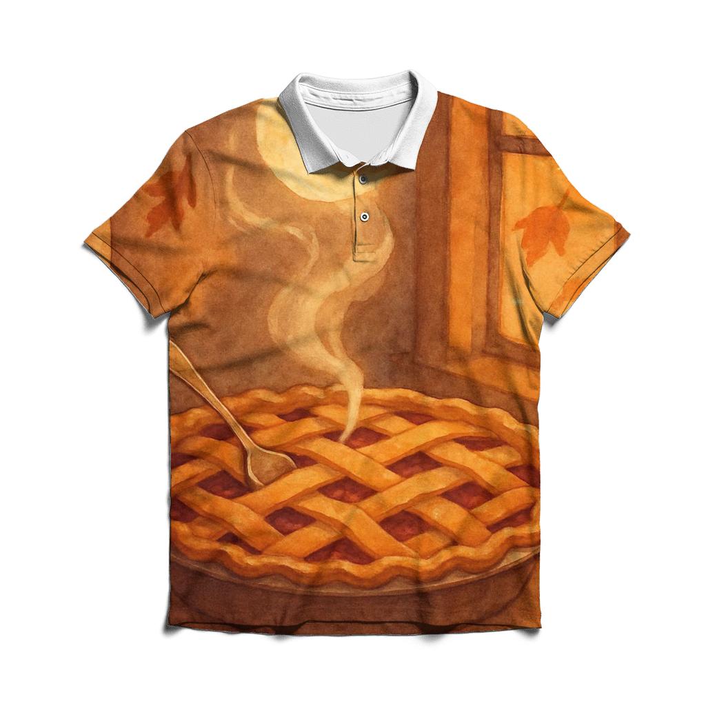 Harvest Moon Pie Steam branded logo polo shirts