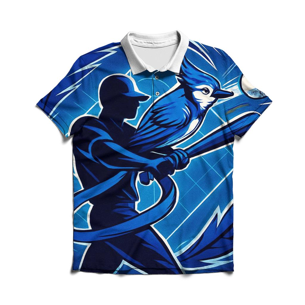 Feather Arc Slider With Blue Jays Energy embroidered polo tops