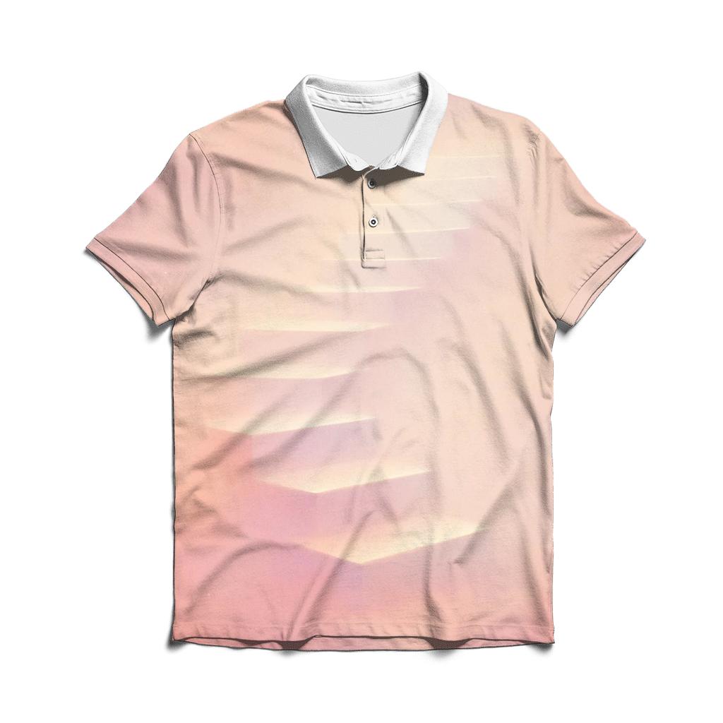 Pastel Mirage Stairway designer slim fit polos