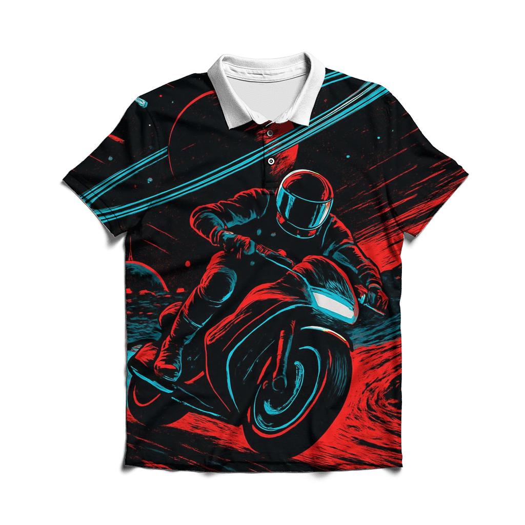 Crater City Street Racer designer slim fit polos