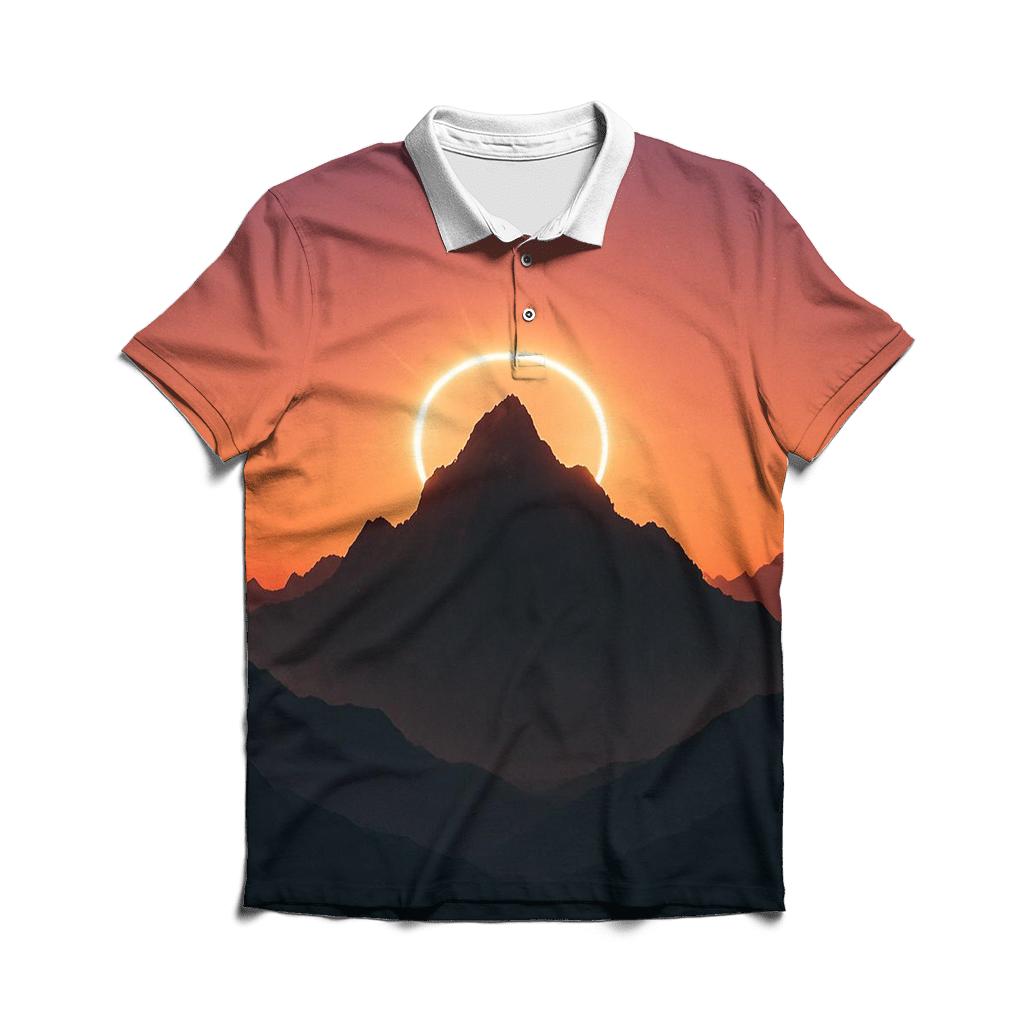 Mountain Halo Descent classic pique polos
