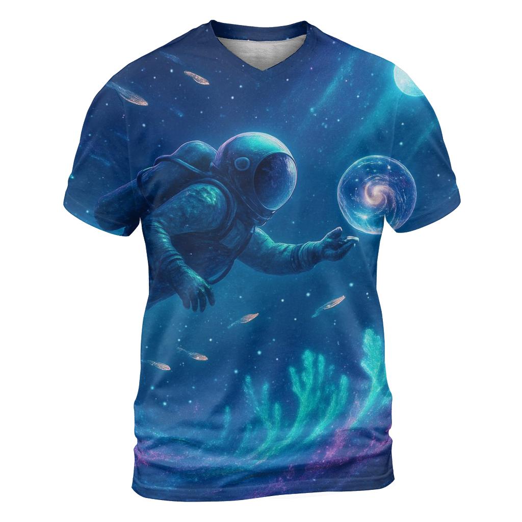 Aurora Reef In The Void vibrant all-over design tees